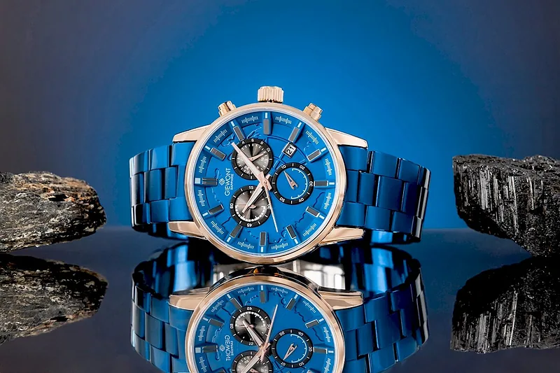 Giewont Chronograph Sapphire Men’s Watch GW4580-B5 / blue