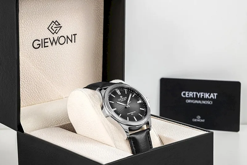 Giewont Elegance Sapphire Men’s Watch GW5160-A2 / black