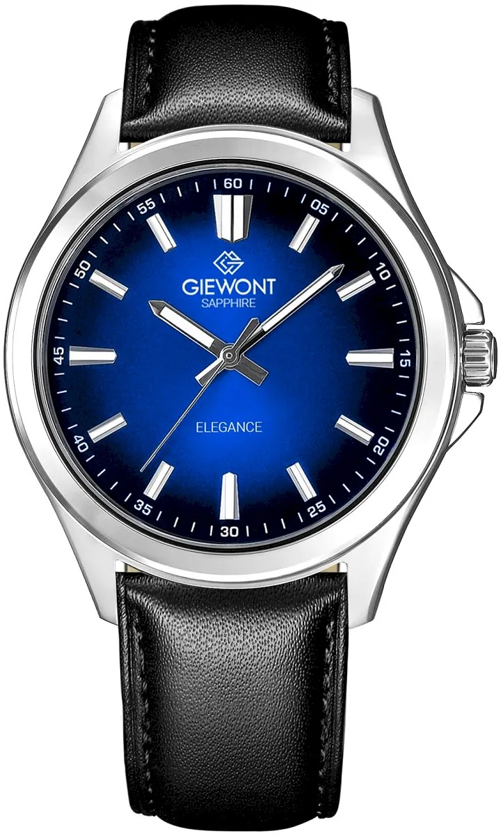 Giewont Elegance Sapphire Men's Watch GW5160-A3 / black/blue