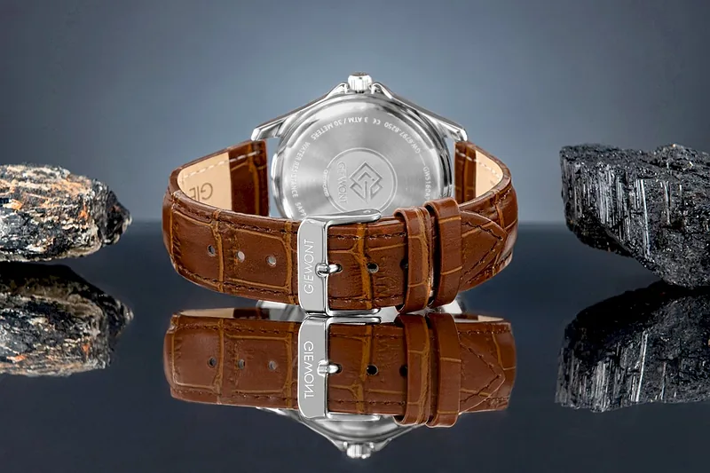 Giewont Elegance Sapphire Men’s Watch / brown/blue