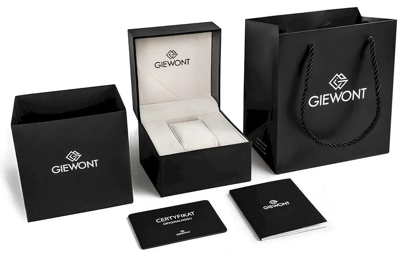 Giewont Elegance Sapphire Men’s Watch / silver/black