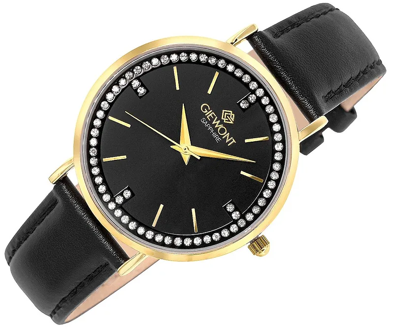 Giewont Sapphire Women’s Watch GW5390-A4 / gold/black
