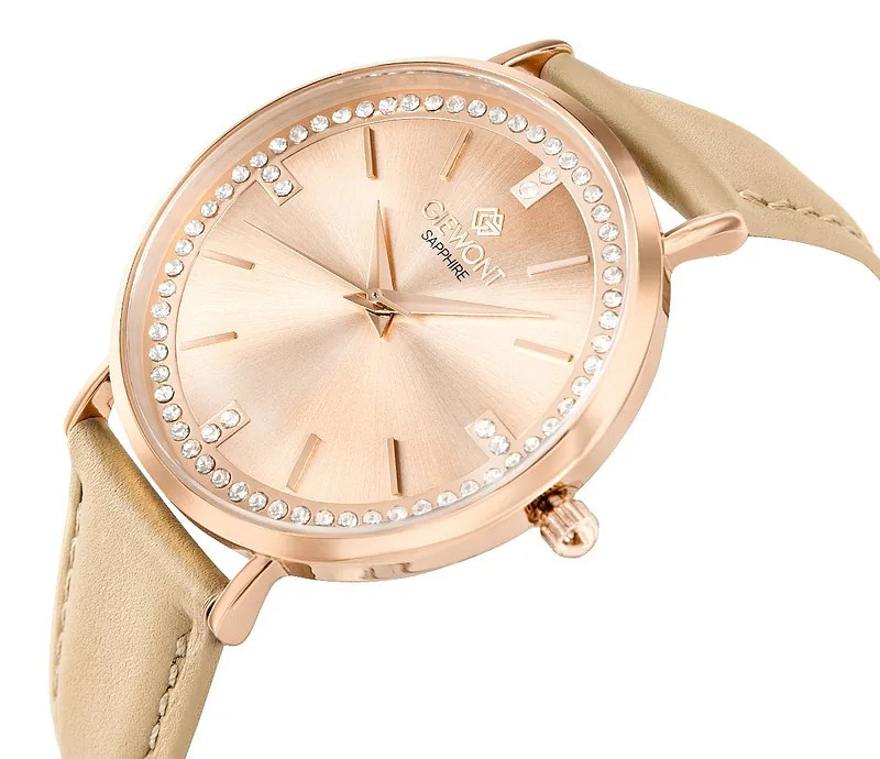 Giewont Sapphire Women’s Watch / rose gold