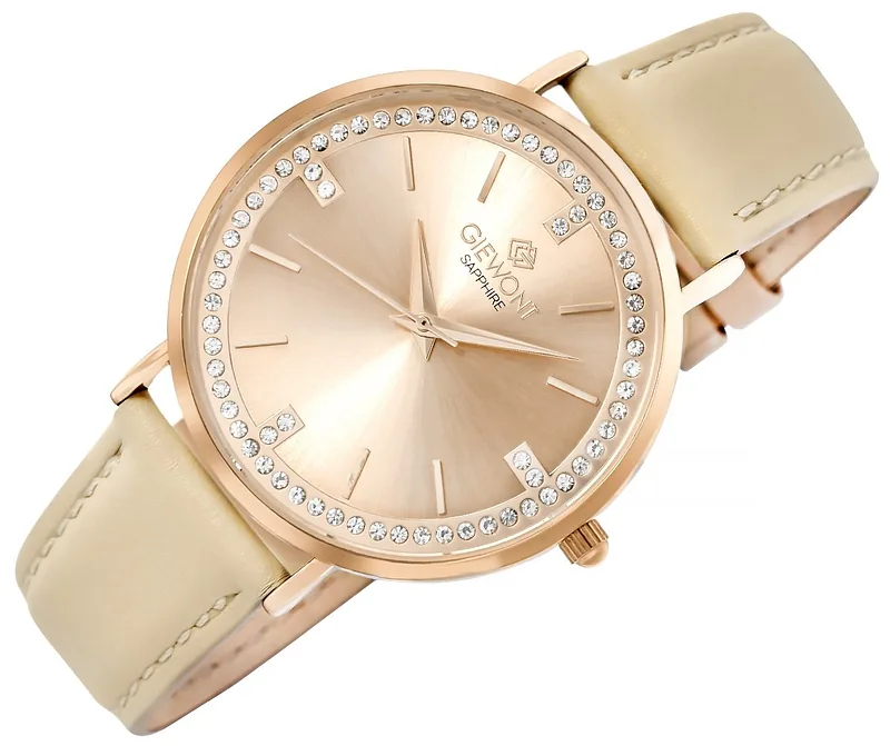 Giewont Sapphire Women’s Watch / rose gold
