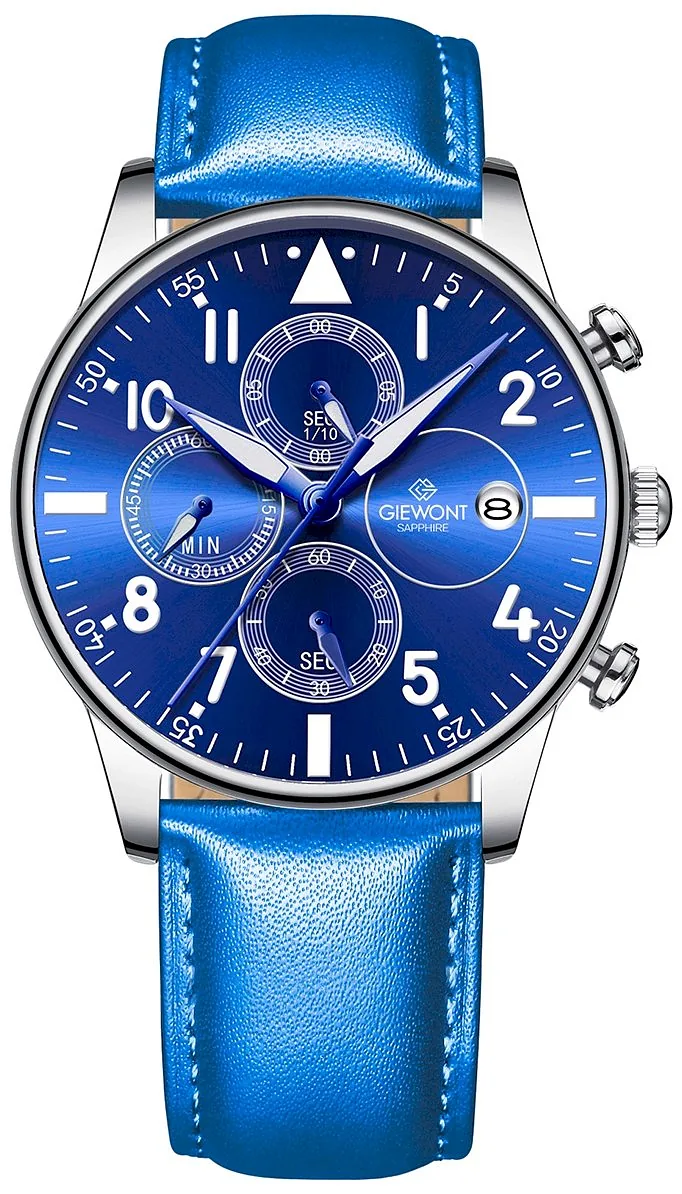 Giewont Chronograph Sapphire Men's Watch / blue