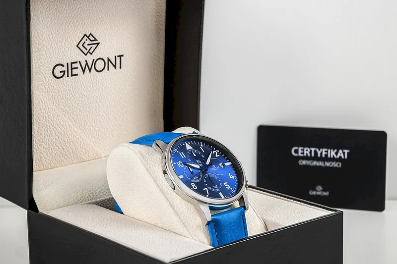 Giewont Chronograph Sapphire Men’s Watch / blue