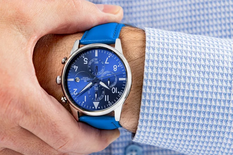 Giewont Chronograph Sapphire Men’s Watch / blue