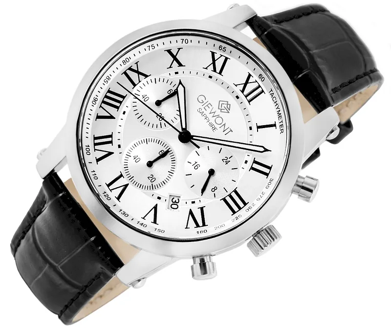 Giewont Men’s Chronograph Sapphire Watch GW6260-A1 / silver