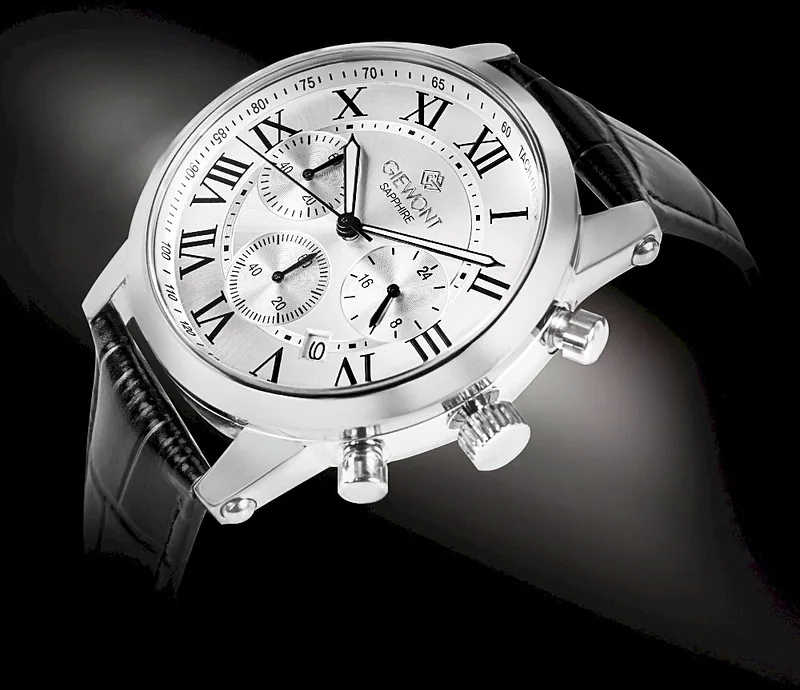 Giewont Men’s Chronograph Sapphire Watch GW6260-A1 / silver