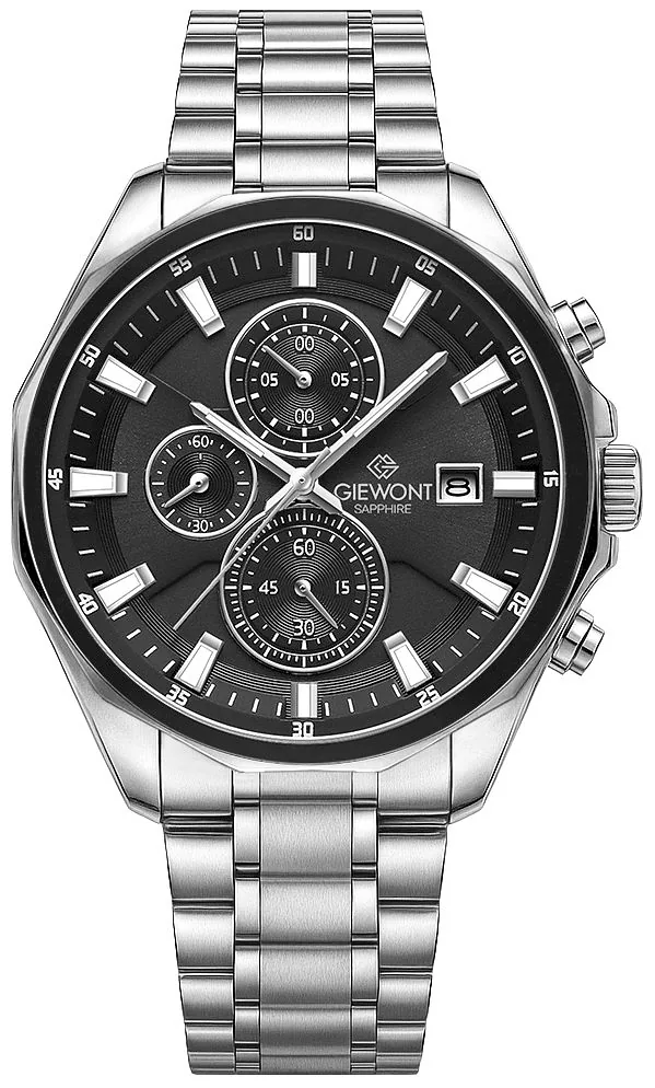 Giewont Chronograph Sapphire Men’s Watch / silver