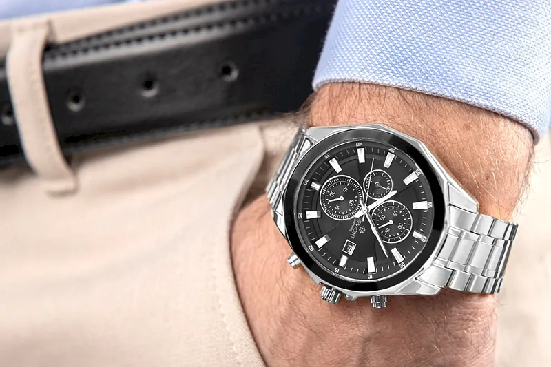 Giewont Chronograph Sapphire Men’s Watch / silver