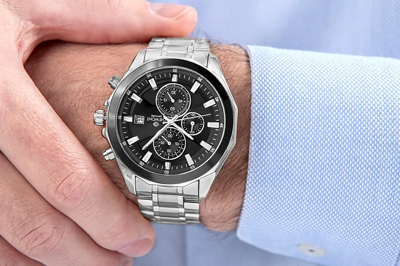 Giewont Chronograph Sapphire Men’s Watch / silver