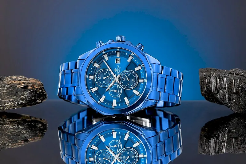 Giewont Men’s Chronograph Sapphire Watch GW7290-B5 / blue
