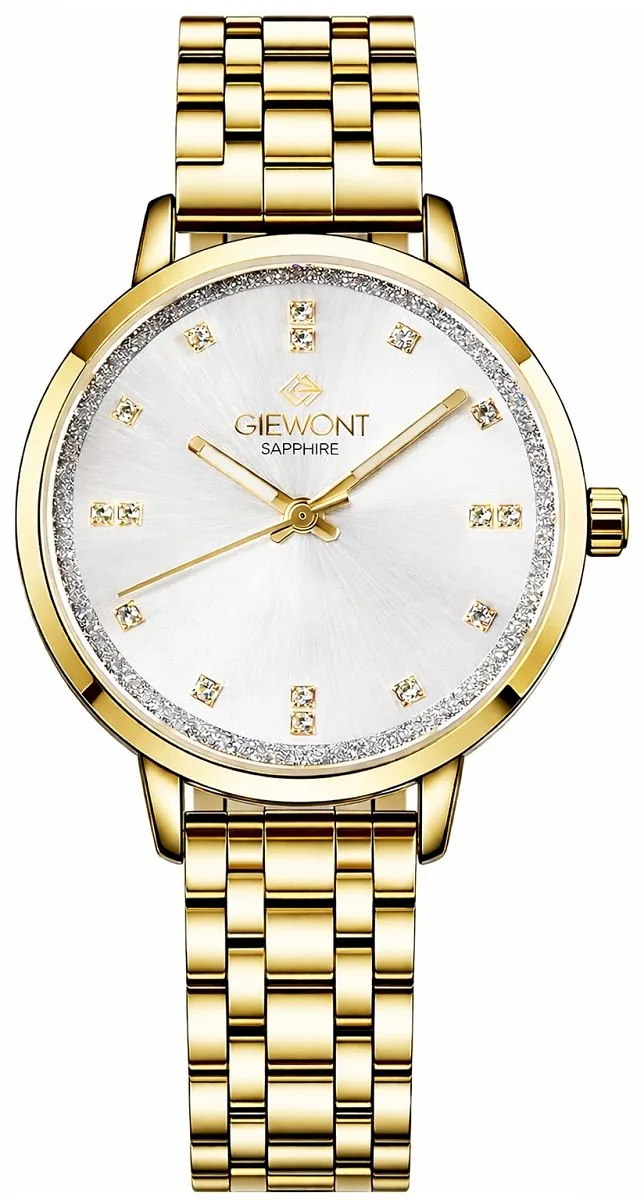 Giewont Sapphire Women's Watch / gold-silver