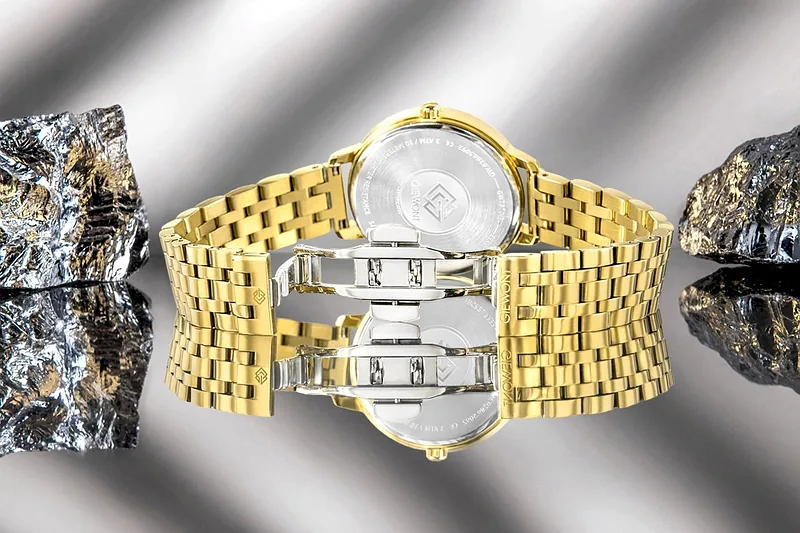 Giewont Sapphire Women’s Watch / gold-silver