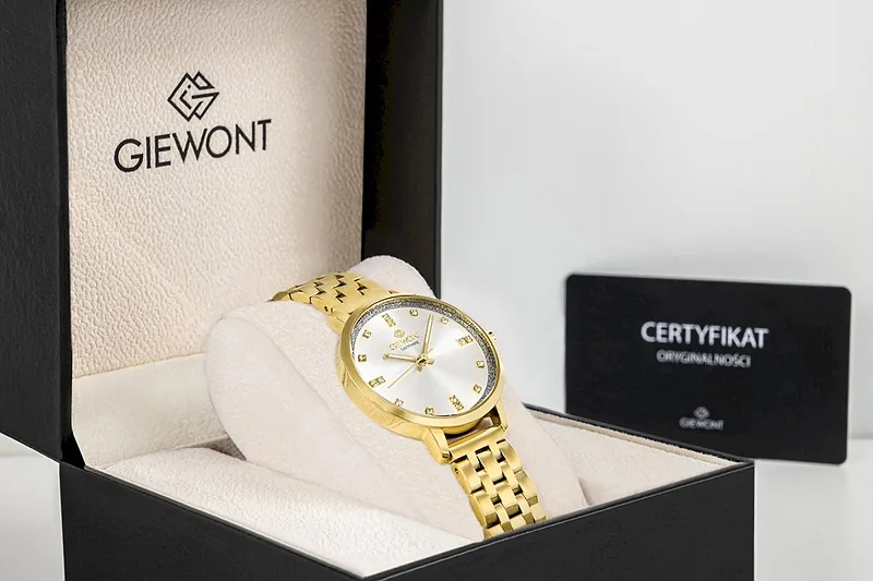 Giewont Sapphire Women’s Watch / gold-silver