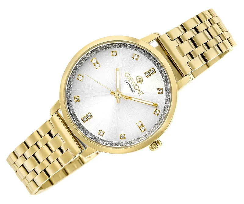 Giewont Sapphire Women’s Watch / gold-silver