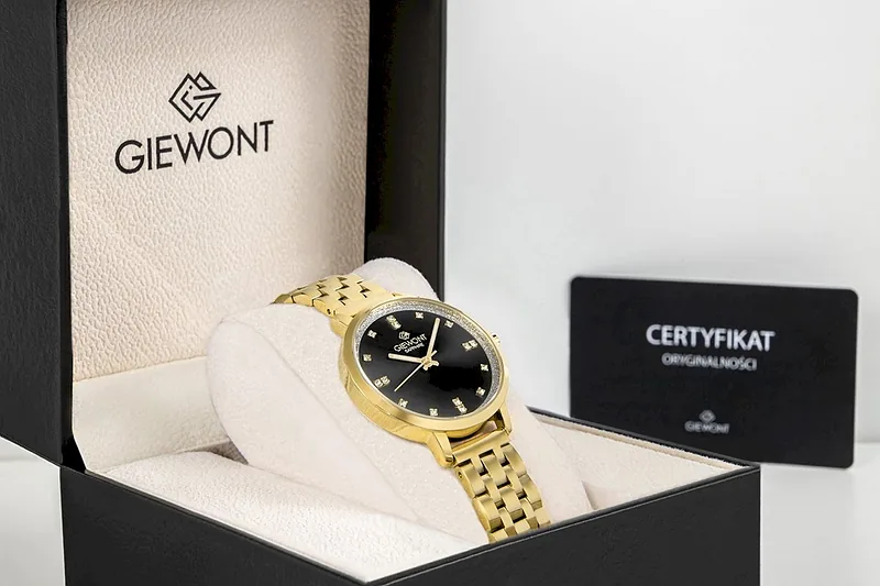 Giewont Sapphire Women’s Watch / gold/black