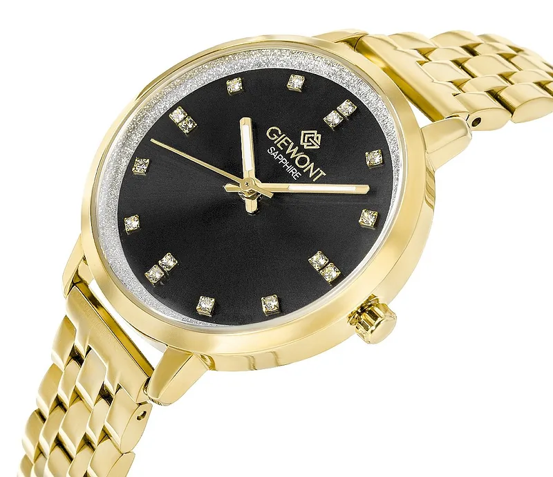 Giewont Sapphire Women’s Watch / gold/black