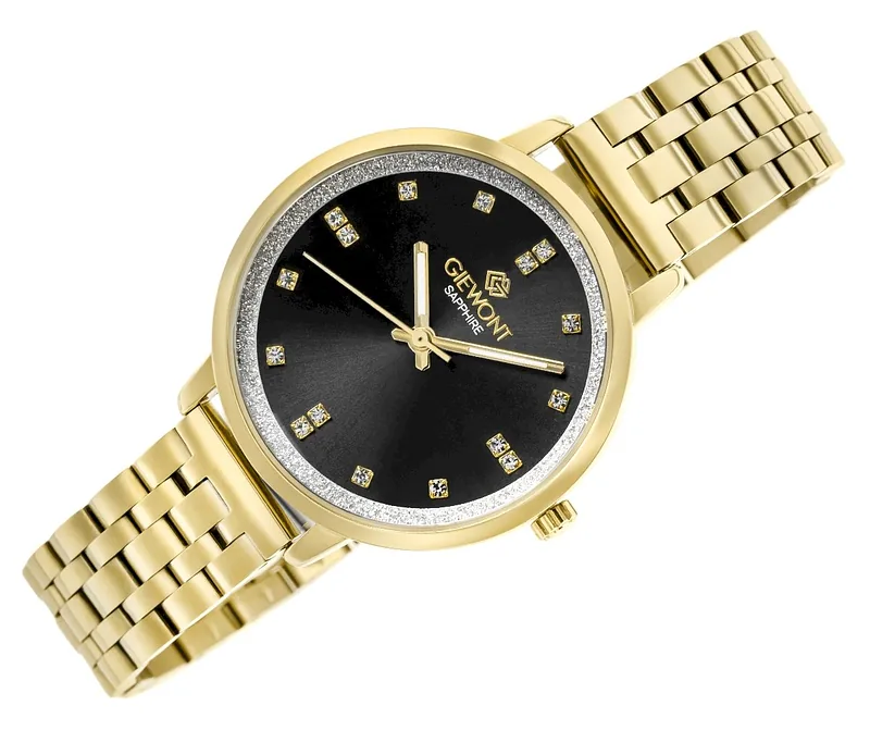 Giewont Sapphire Women’s Watch / gold/black
