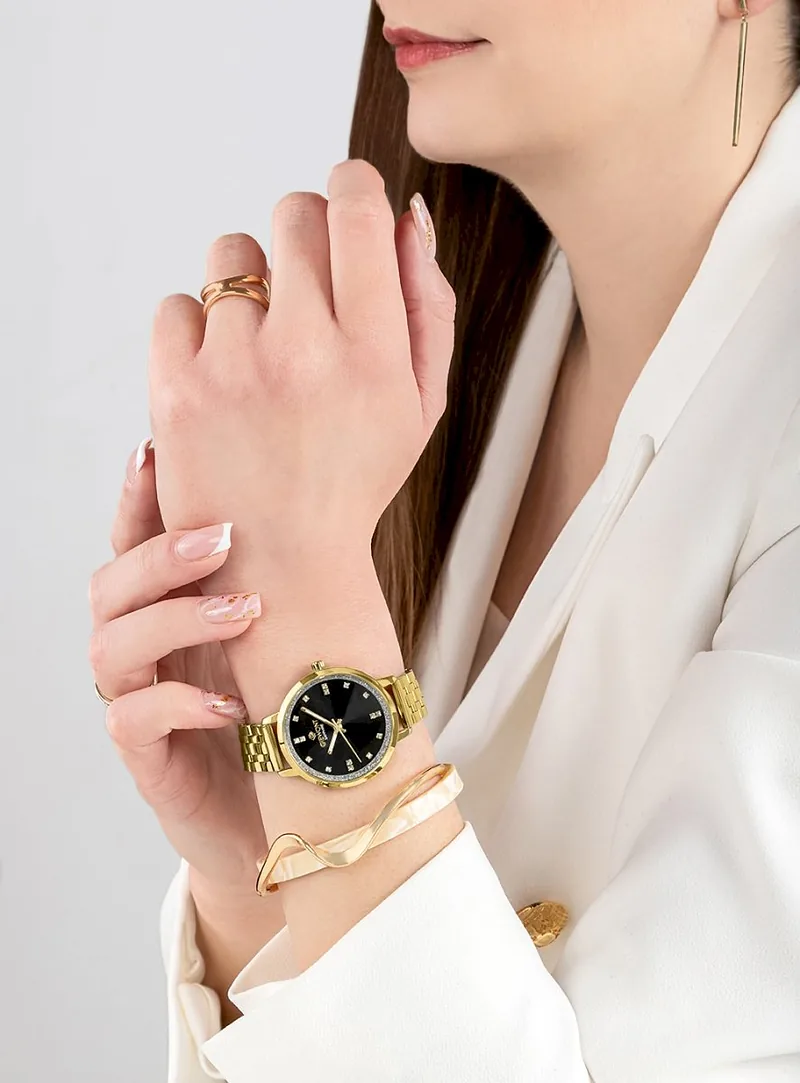 Giewont Sapphire Women’s Watch / gold/black