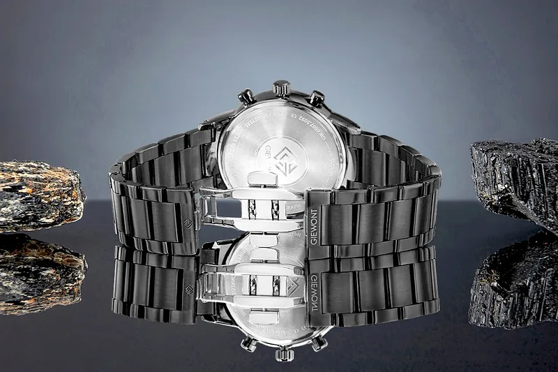 Giewont Men’s Watch Chronograph Sapphire / black
