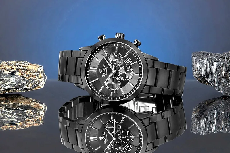 Giewont Men’s Watch Chronograph Sapphire / black