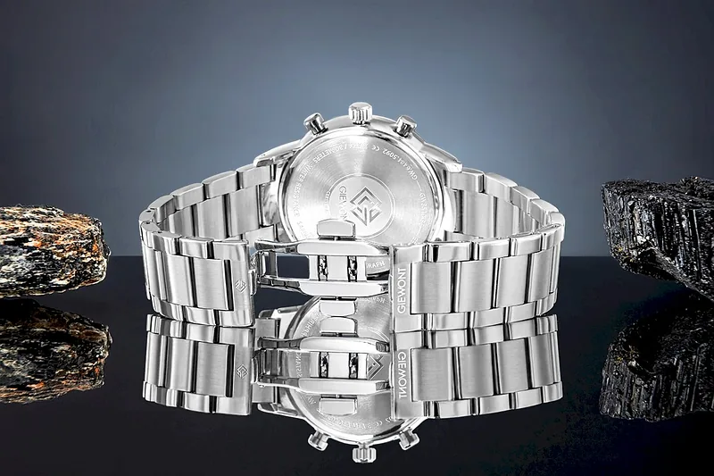 Giewont Chronograph Sapphire Men’s Watch / silver-blue