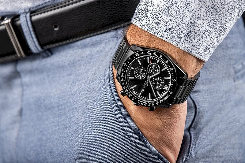 Giewont Chronograph Sapphire Men’s Watch / black