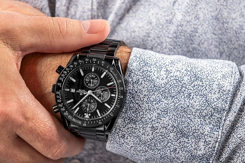 Giewont Chronograph Sapphire Men’s Watch / black
