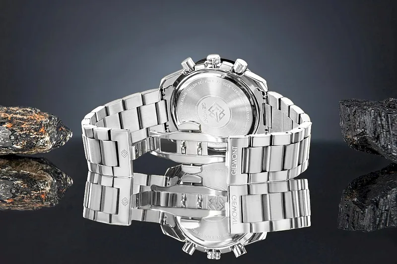 Giewont Men’s Watch Chronograph Sapphire / silver/black