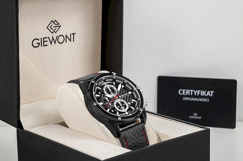 Giewont Men’s Chronograph Watch Sapphire / black