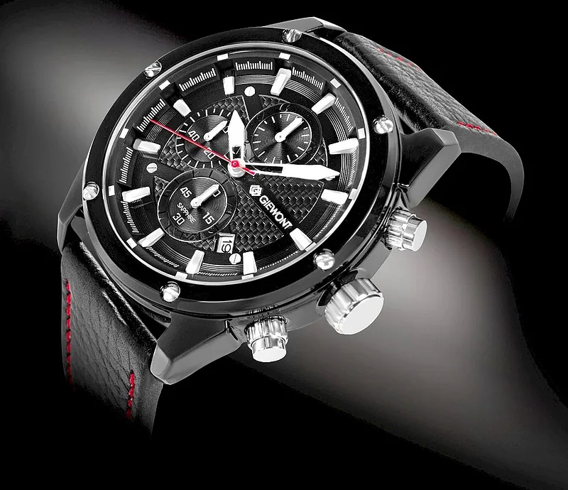 Giewont Men’s Chronograph Watch Sapphire / black