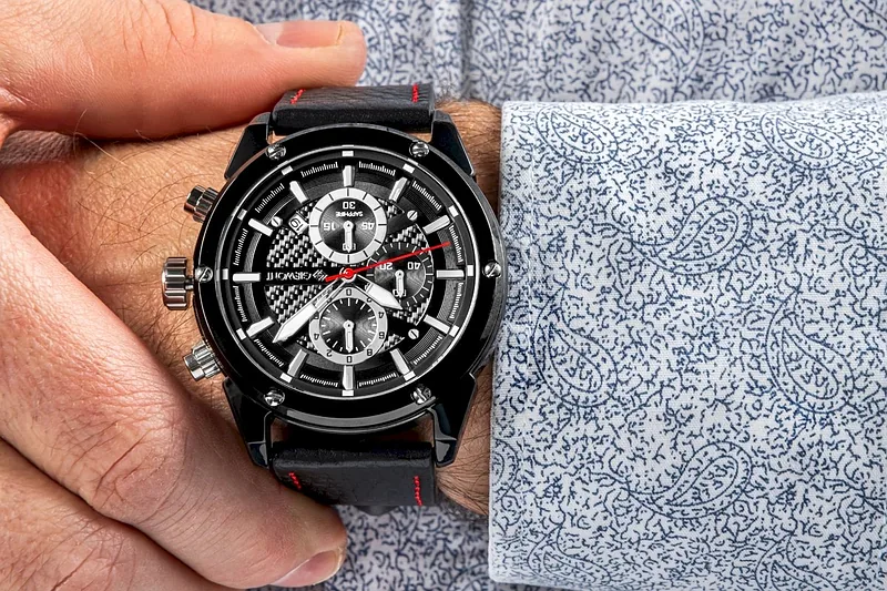 Giewont Men’s Chronograph Watch Sapphire / black