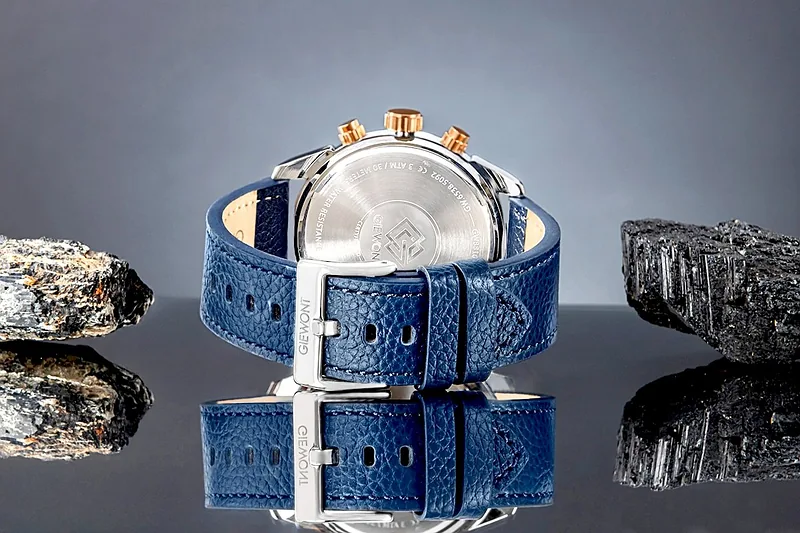 Giewont Chronograph Sapphire Men’s Watch / silver-blue