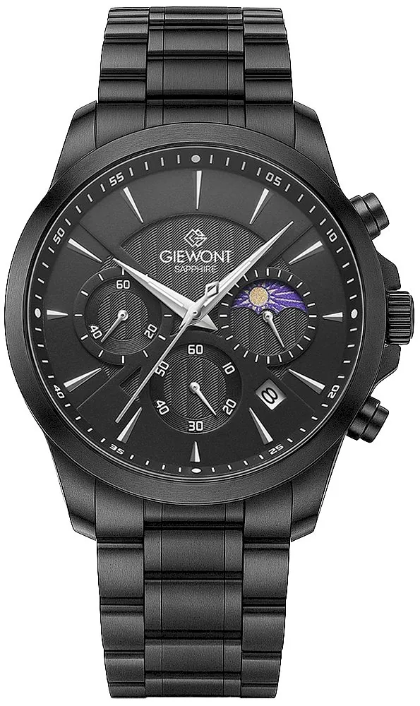 Giewont Men’s Chronograph Watch Sapphire / black