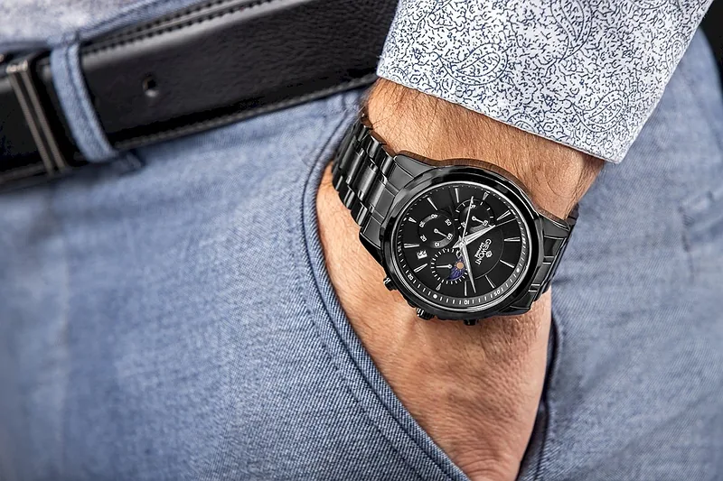 Giewont Men’s Chronograph Watch Sapphire / black