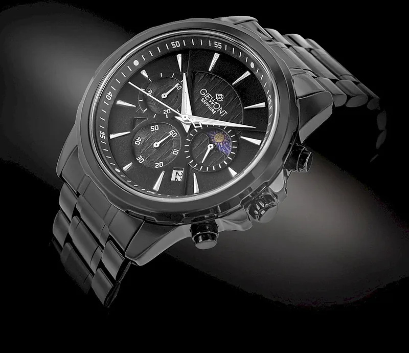 Giewont Men’s Chronograph Watch Sapphire / black
