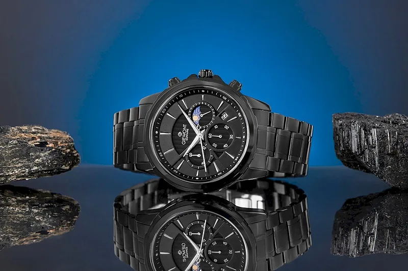 Giewont Men’s Chronograph Watch Sapphire / black