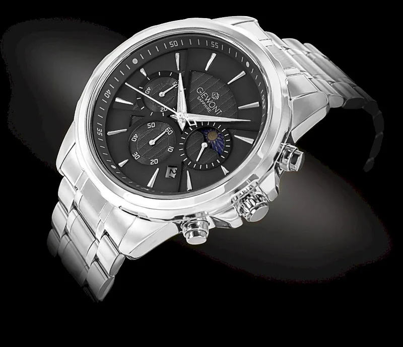 Giewont Chronograph Sapphire Men’s Watch GW9460-B2 / silver