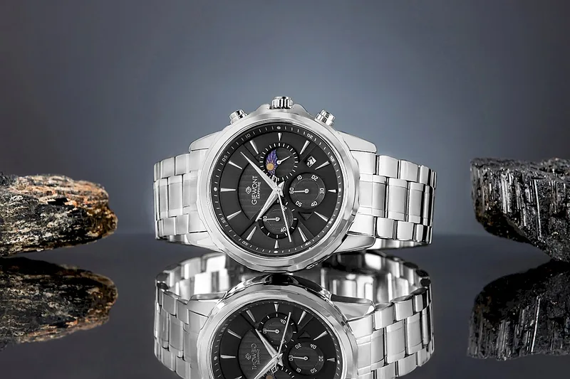 Giewont Chronograph Sapphire Men’s Watch GW9460-B2 / silver