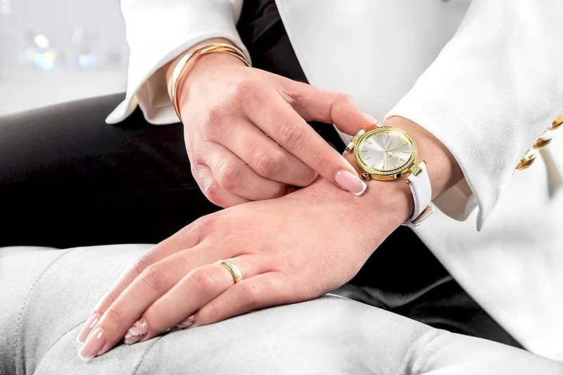 Giewont Sapphire Women’s Watch / gold/silver