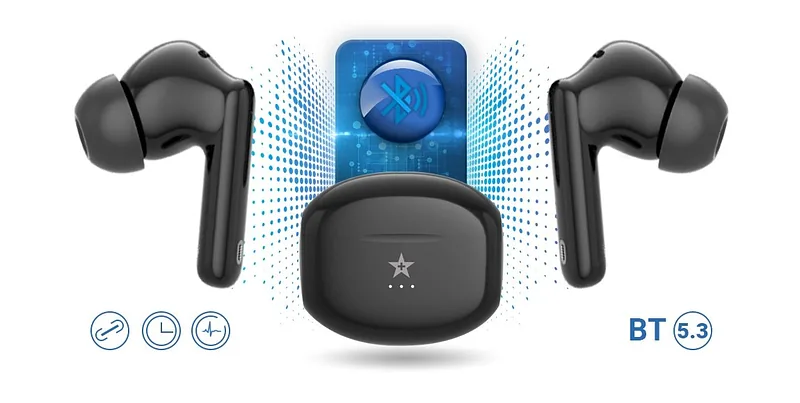 GIEWONT RealSound PRO ANC ENC GWS800-1 Wireless Headphones / black