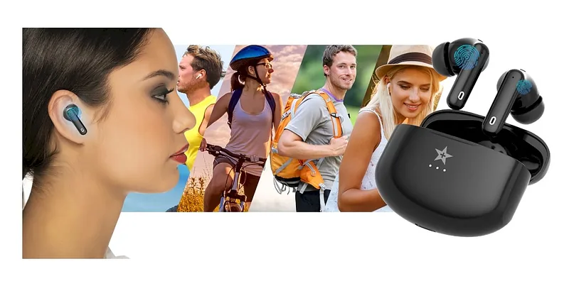 GIEWONT RealSound PRO ANC ENC GWS800-1 Wireless Headphones / black