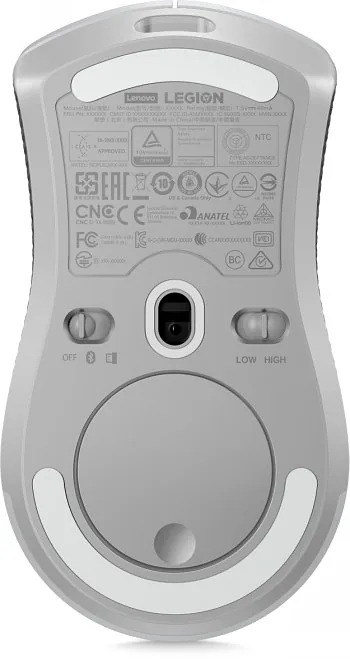 Lenovo Legion M600 Wireless Gaming hiir Mängimine Mõlemakäeline RF Wireless + Bluetooth + USB Type-A Optiline 16000 DPI