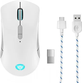 Lenovo Legion M600 Wireless Gaming hiir Mängimine Mõlemakäeline RF Wireless + Bluetooth + USB Type-A Optiline 16000 DPI