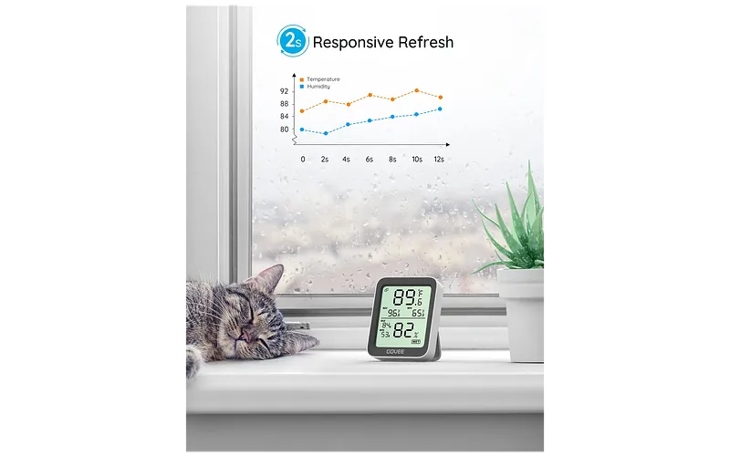Govee Bluetooth termomeeter hügromeeter juhtmevaba temperatuuri- ja niiskusmõõtur