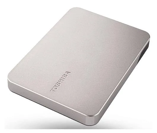 External HDD, TOSHIBA, 1000 GB, Colour Silver, HDTX210ESCAA