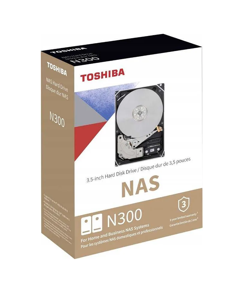 Toshiba Hard Drive, N300 NAS, 7200 RPM, 4000 GB