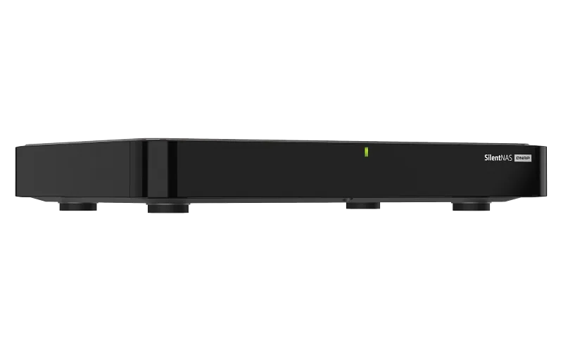 QNAP HS-264 NAS Lauaarvuti Intel® Celeron® N5105 8 GB 0 TB QNAP Turbo System Must